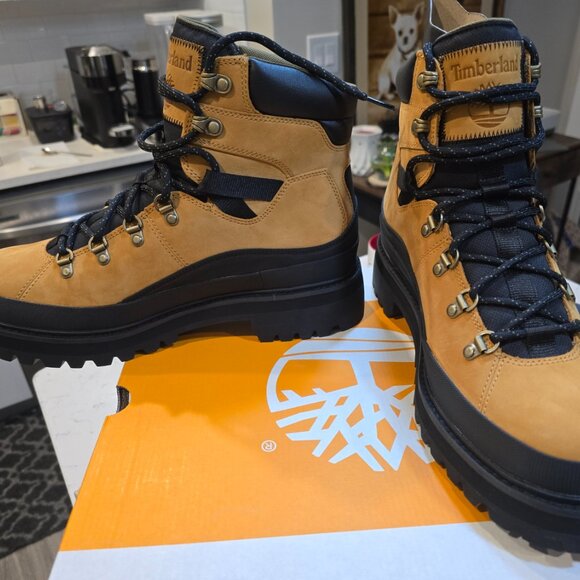Timberland Premium 6" Waterproof Wheat Nubuck GORE-TEX VIBRAM BOOTS MENS 11 NEW - Picture 5 of 15